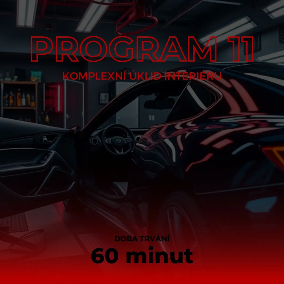 Program 11 – Komplexní úklid interiéru